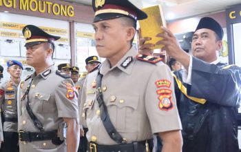 Kapolres Parigi Moutong Pimpin Sertijab Kapolsek Sausu