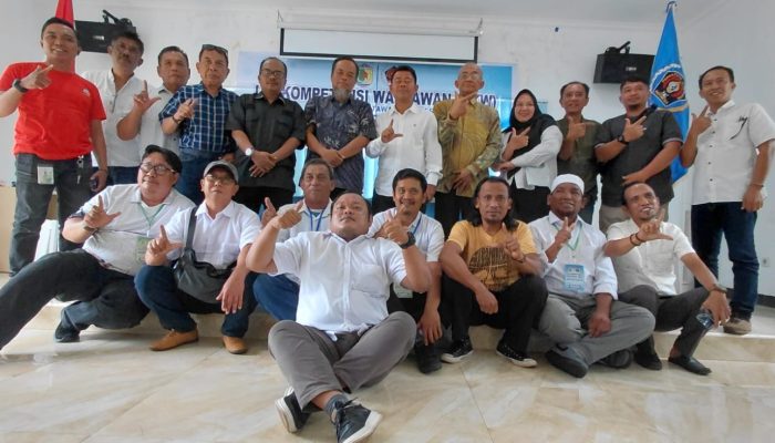 UKW PWI di Morowali Utara, 12 Orang Wartawan Dinyatakan Kompeten