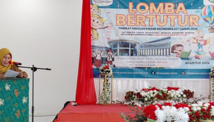 Dorong Anak Cinta Literasi, Pemkab Parigi Moutong Gelar Lomba Bertutur