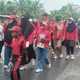 Jalan Sehat Semarakkan HUT RI dan HUT Kasimbar, Warga Tumpah Ruah di Jalan Trans Sulawesi