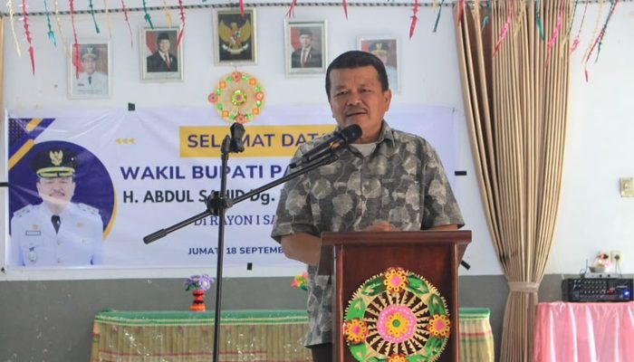 Wabup Parigi Moutong Tekankan Pendidikan Karakter di Sekolah