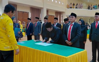 Bupati Parigi Moutong Lantik 18 Pejabat Eselon II, Berikut Daftar Nama dan Jabatan Baru